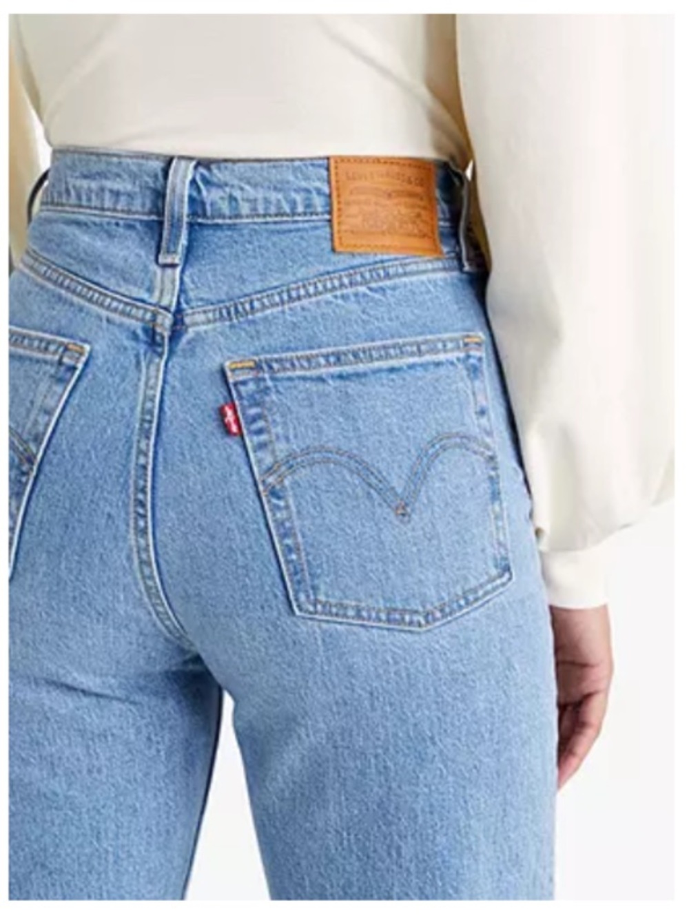 Levi’s Ribcage Straight Jeans Tango Gossip in great condition
